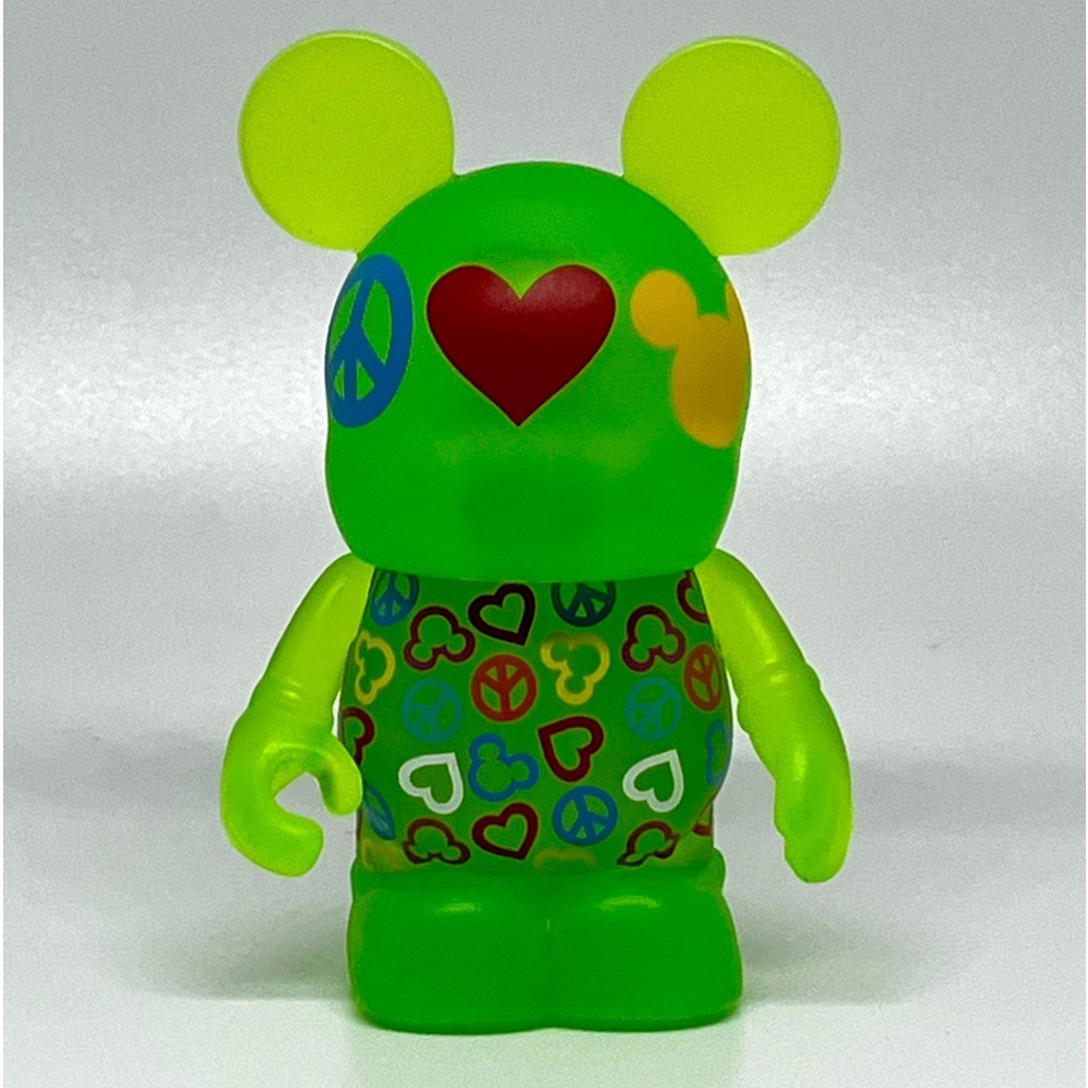 Disney Vinylmation "Peace Love Mickey" 3 inch figurine (rare)